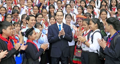 Đảng, Nhà nước và nhân dân luôn đặt niềm tin yêu và kỳ vọng vào thiếu niên, nhi đồng