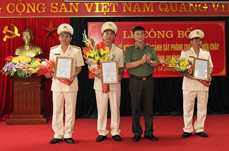 Sáp nhập Cảnh sát PCCC vào Công an tỉnh Thái Nguyên