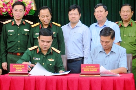 Bàn giao 14,2ha đất quốc phòng để quy hoạch phát triển KT-XH 