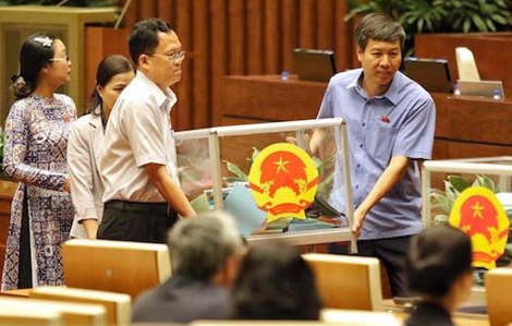 Quốc hội công bố kết quả lấy phiếu tín nhiệm