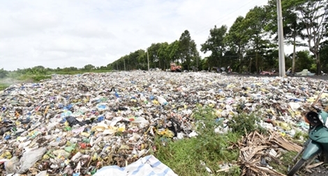 Cà Mau ngập rác vì nhà máy ngưng tiếp nhận