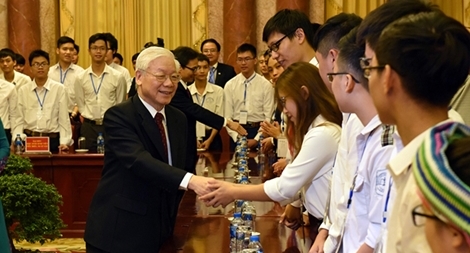 Tổng Bí thư, Chủ tịch nước gặp mặt học sinh, sinh viên tiêu biểu, xuất sắc