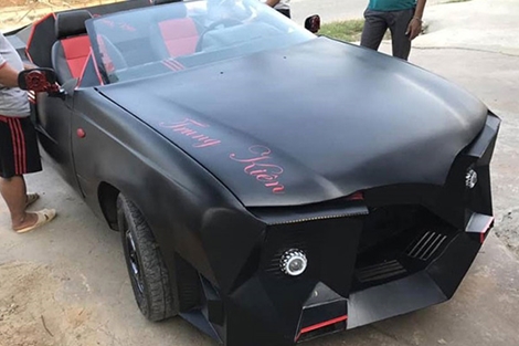 Độ xe “đồng nát” thành… “siêu xe mui trần” ở Hà Tĩnh