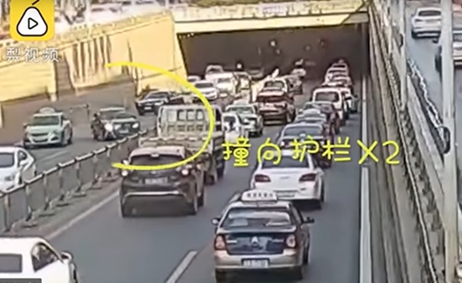 Đạp nhầm chân ga, nữ tài xế gây tai nạn “như trong phim”