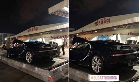 Đại gia Campuchia sắm Bugatti Chiron