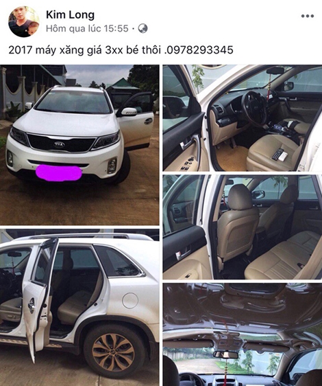 Chiếm đoạt ôtô từ dịch vụ “thuê xe tự lái”