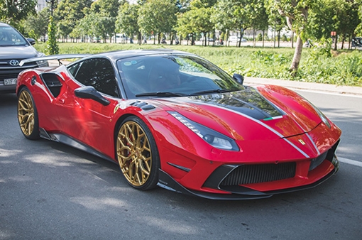 Bản độ “khủng” cho Ferrari 488 GTB của dân chơi xe Việt