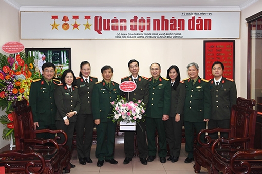 Báo CAND chúc mừng Báo Quân đội nhân dân