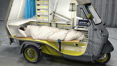 Độc đáo “ngôi nhà di động” dành cho người độc thân đi du lịch