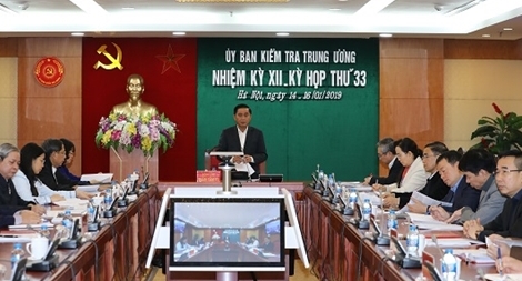 Ủy ban Kiểm tra Trung ương thi hành kỷ luật một số cán bộ