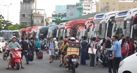 Bến xe, nhà ga tăng cường giám sát, đảm bảo phục vụ khách dịp Tết