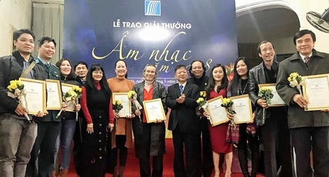 Trao 61 công trình, tác phẩm xuất sắc Giải thưởng Âm nhạc 