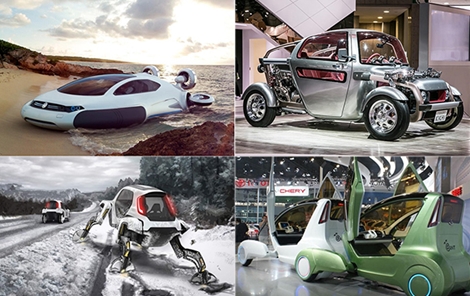 Những mẫu xe ý tưởng cổ quái nhất thế giới