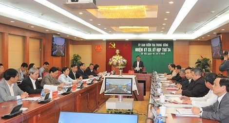 Thông báo về Kỳ họp 34 của Ủy ban Kiểm tra Trung ương
