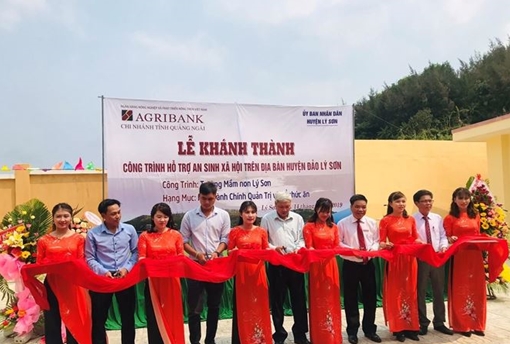 Khánh thành Trường mầm non tại huyện đảo Lý Sơn