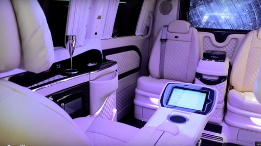 Văn phòng di động siêu sang trên Mercedes-Benz V-Class
