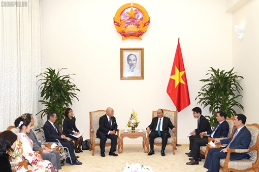 Thủ tướng tiếp Cố vấn Nội các đặc biệt của Thủ tướng Nhật Bản