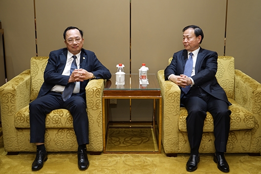 Thứ trưởng Nguyễn Văn Thành tiếp xúc với Thứ trưởng Bộ Công an Trung Quốc