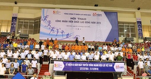 EVNNPC khai mạc Hội thao Công nhân viên chức lao động năm 2019