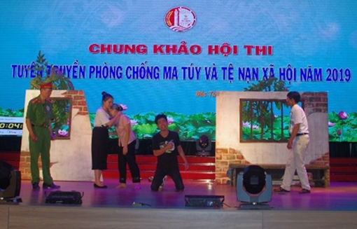 Sôi nổi Hội thi tuyên truyền phòng chống ma túy và tệ nạn xã hội