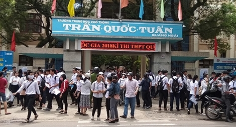 Thay đổi địa điểm thi THPT Quốc gia cho hơn 200 thí sinh ở Lý Sơn