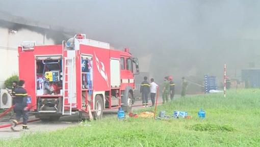 Điều tra nguyên nhân vụ cháy xưởng của Cty Dong Yang Electronnics Việt Nam