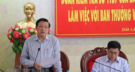 Ban Bí thư đề nghị tỉnh Đắk Lắk rà soát xử lý sai phạm, tiêu cực