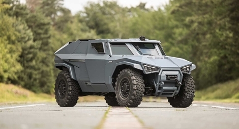 Volvo chế tạo xe quân sự có thể… đi ngang