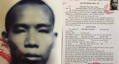 Truy nã kẻ máu lạnh giết người trên phố Hàng Bài