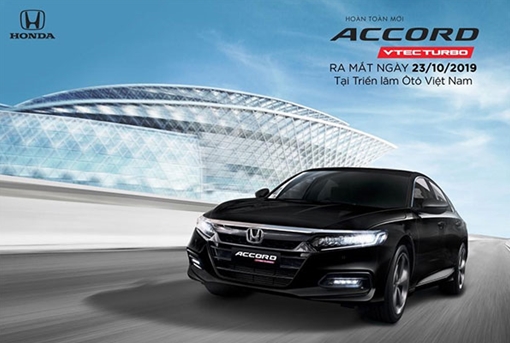 Honda Accord mới sẽ ra mắt tại Việt Nam trong tháng 10