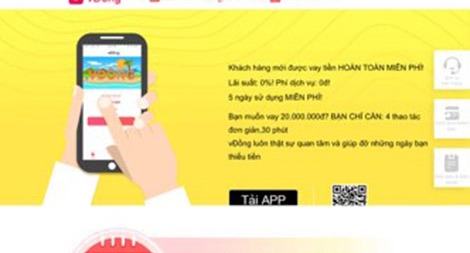 Vay tiền bằng app qua mạng: Chiếc bẫy tín dụng đen!