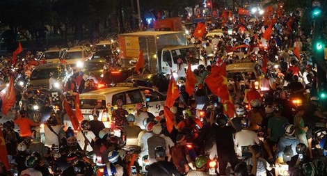 Phân luồng giao thông phục vụ trận đấu vòng loại World cup Việt Nam - Malaysia