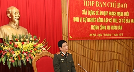 Đảm bảo tiến độ xây dựng Đề án quy hoạch mạng lưới đơn vị sự nghiệp công lập có thu, cơ sở sản xuất trong CAND