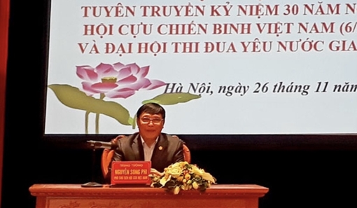 520 cựu chiến binh tiêu biểu về dự Đại hội thi đua yêu nước lần thứ VI