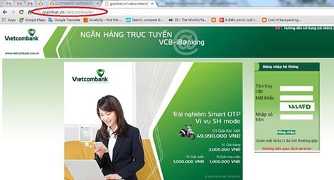 Cảnh giác kẻ gian lừa đảo khi giao dịch ngân hàng