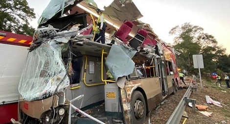 Tai nạn xe buýt thảm khốc, 46 người thương vong