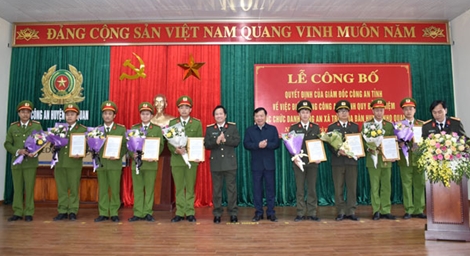 Điều động Công an chính quy về địa bàn xã thuộc huyện Nho Quan