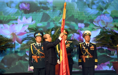 Quân đội nhân dân Việt Nam đón nhận Huân chương Quân công hạng Nhất