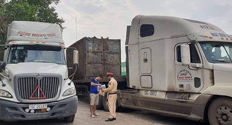 Tập trung xử lý lái xe container sử dụng ma túy 