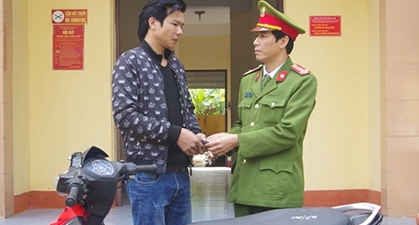 Nhận lại xe máy sau gần một năm bị mất trộm