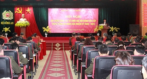 Tăng cường công tác chuẩn bị cho Đại hội đảng các cấp trong CAND