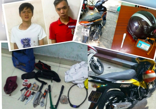 Tóm gọn nhiều tên cướp trên đường phố