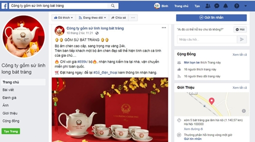 Lên mạng rao bán ấm chén in chữ “Văn phòng Chính phủ”