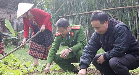 Thượng úy Công an với biệt tài dân vận