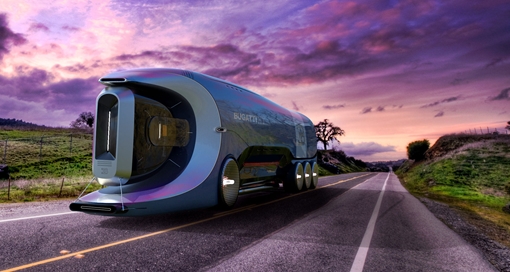 Chiếc siêu xe tải Bugatti trong... tưởng tượng