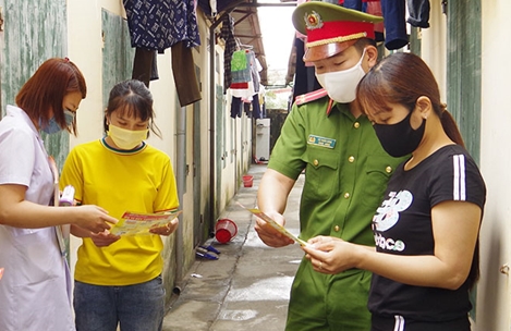 Lực lượng CAND tăng cường công tác phòng, chống dịch bệnh COVID-19 trong tình hình mới