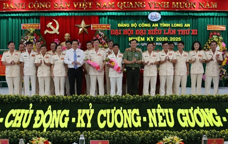 Công an tỉnh Long An tổ chức Đại hội Đảng bộ nhiệm kỳ 2020 – 2025