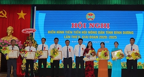 Bình Dương tuyên dương các nông dân điển hình tiên tiến