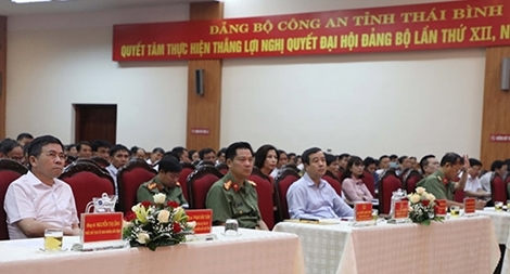 Biểu dương, khen thưởng lực lượng Công an xã bán chuyên trách ở Thái Bình