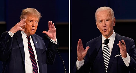 9 điểm đối lập giữa ông Donald Trump và ông Joe Biden